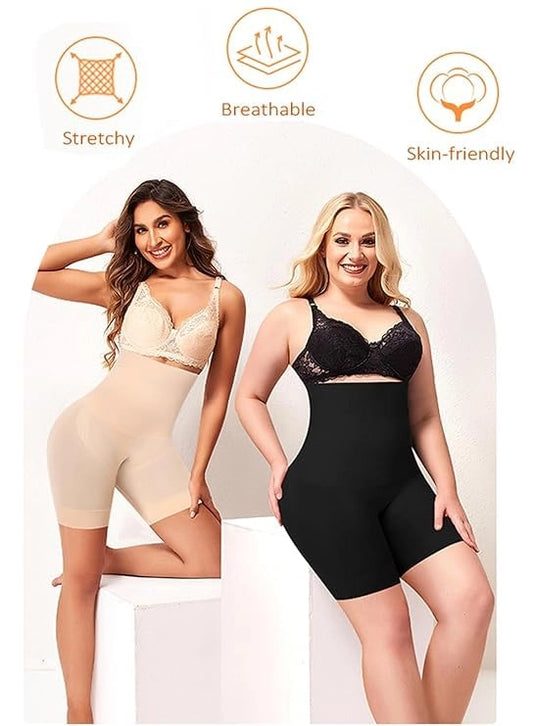 4-in-1 Quick Slim Shapewear Tummy Tucker for Women | High Waist Body Shaper | Tummy Control & Hip Lift